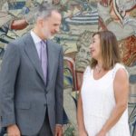 El Rey Felipe VI con la presidenta del Congreso, Francina Armengol - CASA REAL - Archivo