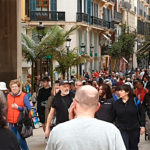 Turistas en Palma.