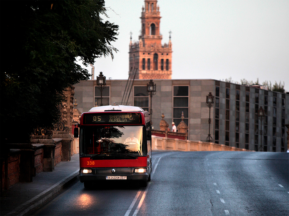 Transporte urbano de Sevilla.