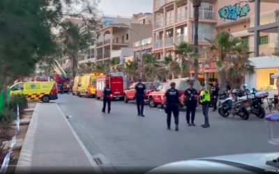 Ascienden a cuatro fallecidos y más de 25 heridos en el derrumbe de un edificio en playa de Palma