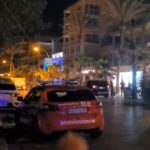 La zona del derrumbe en Playa de Palma (Mallorca).