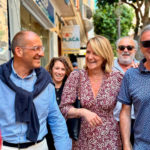 Pedro Más, Rosa Estarás y Pere Rotger.