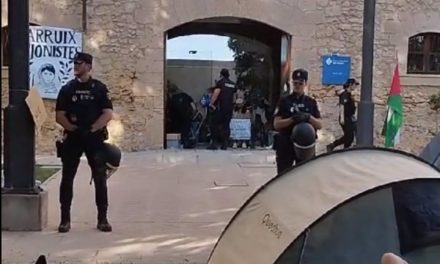La Policía Nacional desaloja a los estudiantes que habían «okupado» el rectorado de la UIB