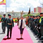 La presidenta del Govern, Marga Prohens, en la conmemoración del 180º aniversario de la fundación de la Guardia Civil. - CAIB