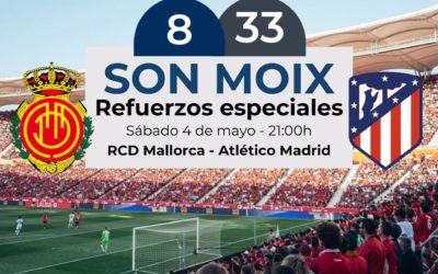 EMT refuerza sus servicios para el RCD Mallorca-Atlético de Madrid este sábado