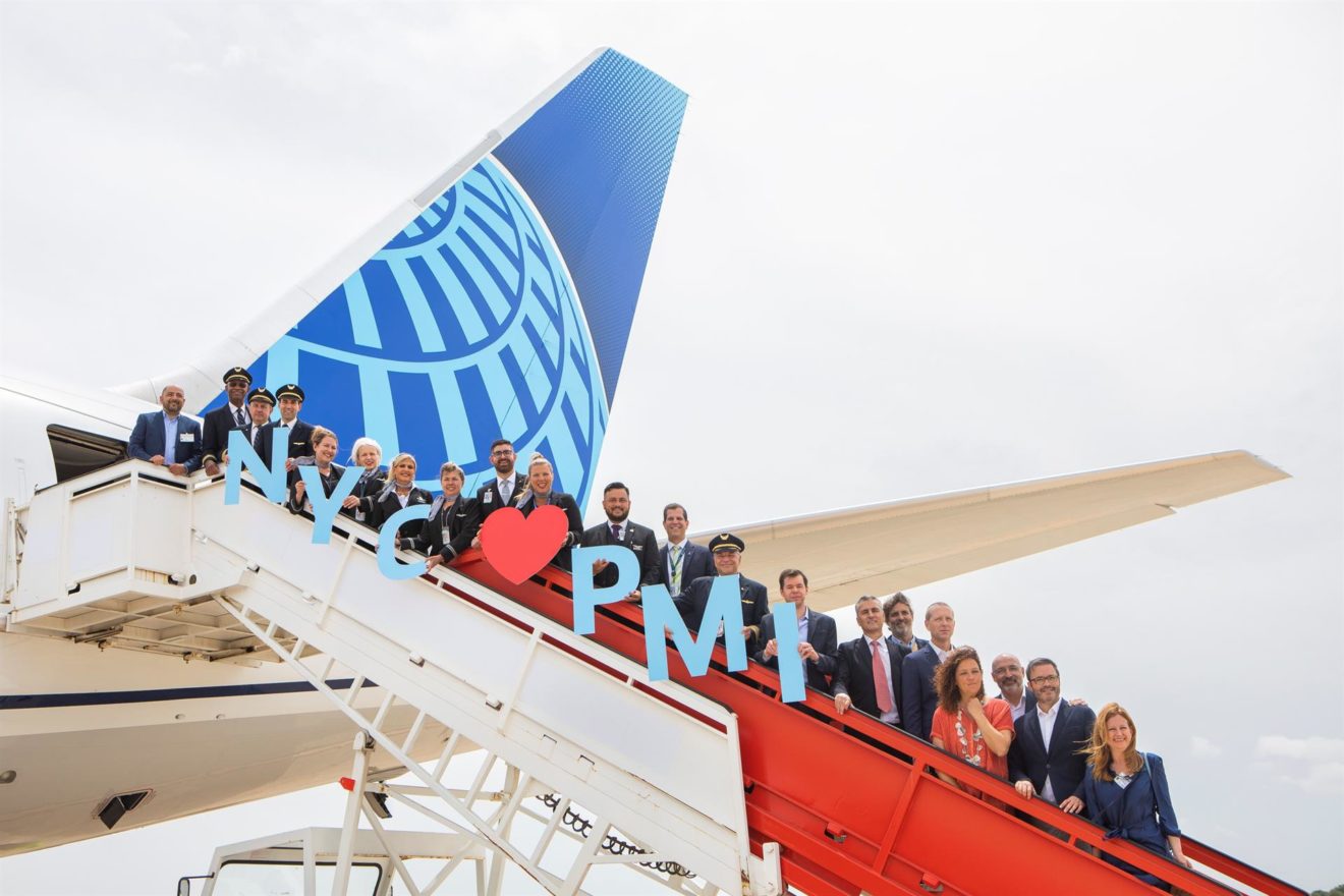 United Airlines reanuda el servicio sin escalas entre Palma y Nueva York para este verano