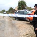 Zona acordonada en el lugar donde se hallaron los cadáveres, en una finca de Manacor. - Isaac Buj - Europa Press