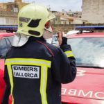 Un bombero de Bomberos de Mallorca, de espaldas. Recurso. - CONSELL DE MALLORCA - Archivo