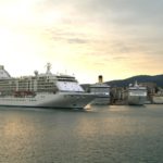 Cruceros en el puerto de Palma.