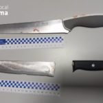Cuchillos incautados al hombre detenido en Palma por presuntamente retener a otro contra su voluntad y agredirle con un arma blanca - POLICÍA LOCAL