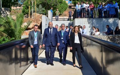 Inaugurada la pasarela peatonal que une la zona monumental del cementerio de Palma con el tanatorio