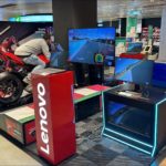 Simulador de Moto GP instalado en El Corte Inglés de Avenidas. - EL CORTE INGLÉS