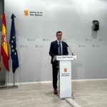 El vicepresidente y portavoz del Govern, Antoni Costa, en rueda de prensa. - EUROPA PRESS - Archivo