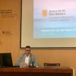 El conseller de Economía, Hacienda e Innovación, Antoni Costa, en una rueda de prensa sobre el primer año de la reforma fiscal. - EUROPA PRESS