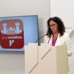 La portavoz socialista en el Consell de Mallorca, Catalina Cladera, en una rueda de prensa a 25 de abril de 2024. - PSIB – PSOE - Archivo