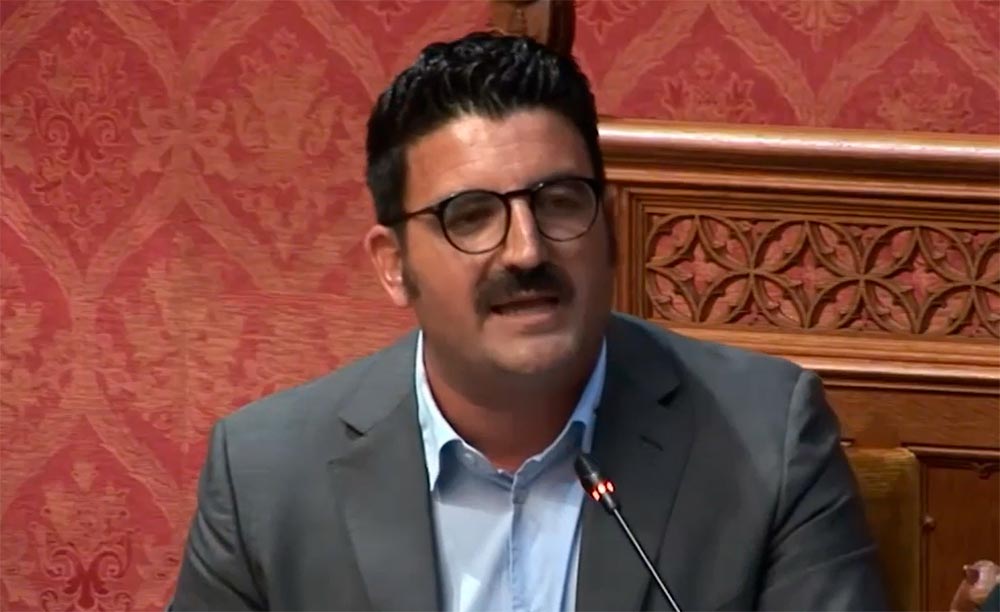 Toni Gili, portavoz de VOX en el Consell de Mallorca.