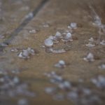 Granizo en el suelo. - Eduardo Sanz / Europa Press - Archivo