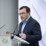 El portavoz de Vox, José Antonio Fúster, durante una rueda de prensa tras la reunión del Comité de Acción Política de Vox, en la sede del partido, a 15 de julio de 2024, en Madrid (España). Este encuentro con la prensa se produce en medio de la crisis de - Alberto Ortega - Europa Press