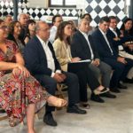 El delegado del Gobierno en Baleares, Alfonso Rodríguez, la secretaria de Estado de Turismo, Rosario Sánchez, el alcalde de Inca, Virgilio Moreno, y el conseller de Turismo, Cultura y Deportes, Jaume Bauzà, en la presentación de fondos Next Generation. - CAIB