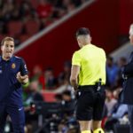 Jagoba Arrasate, en un momento del partido ante el Madrid.