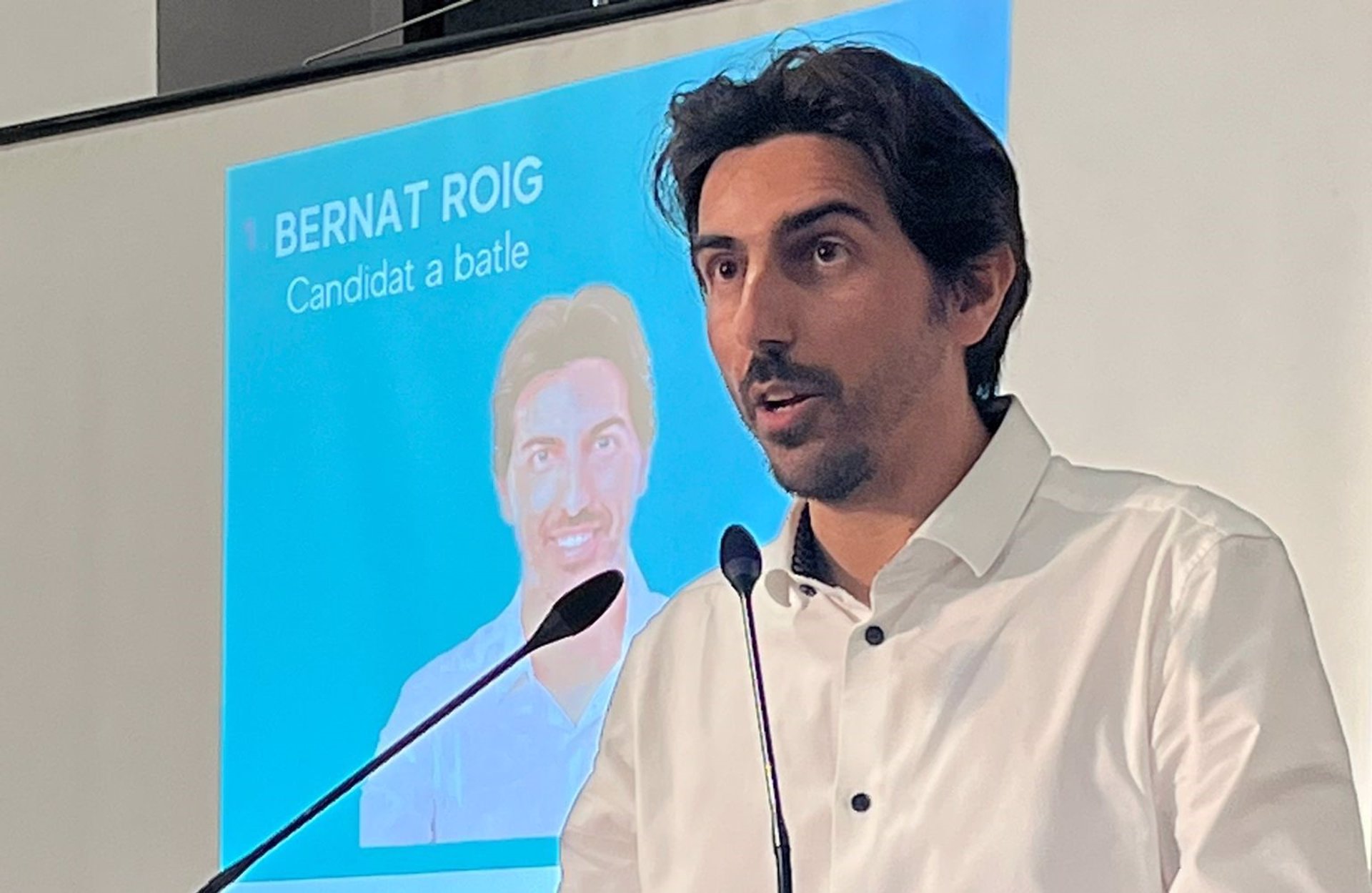 El portavoz de Endavant, Bernat Roig. - ENDAVANT