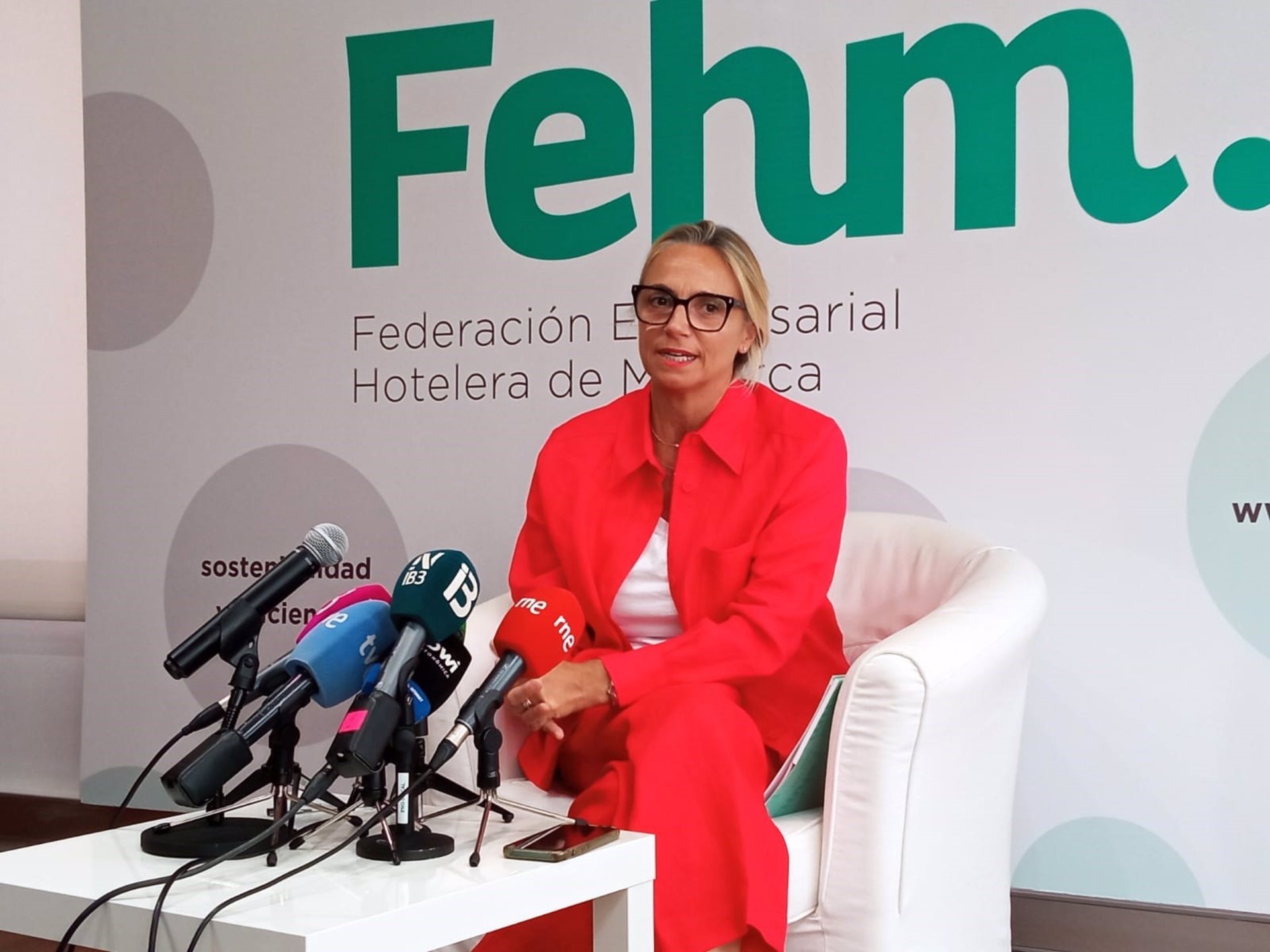 La presidenta de la Federación Empresarial Hotelera de Mallorca (FEHM), María Frontera. - EUROPA PRESS - Archivo