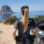 Guardia Civil en Formentera.