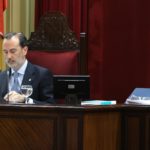 El presidente del Parlament, Gabriel Le Senne, durante una sesión plenaria, en el Parlament balear. Archivo. - Isaac Buj - Europa Press - Archivo