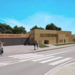 Fachada del futuro parque de bomberos de Santanyí - CONSELL DE MALLORCA