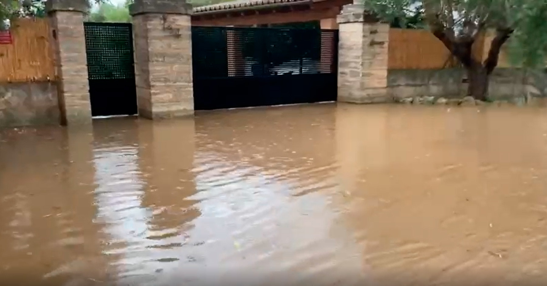 Situación en Pollença. Foto: Meteo de les Illes.