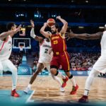 Sergi Llull en un momento del partido ante Canadá.