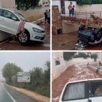 Algunas imágenes del temporal en Menorca. Foto: Meteo de les Illes.