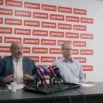 El presidente de Pimem- Restauración, César Amable García, y el vicepresidente, Rafael Matas. - EUROPA PRESS