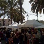 Casetas de artesanos en el mercado tradicional por el Día de Baleares, en Palma. - PIMEM - Archivo