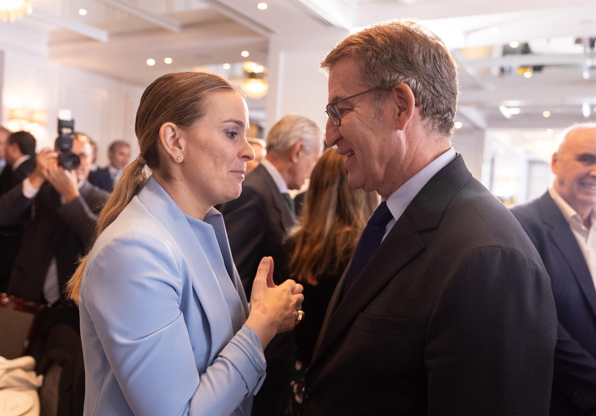 La presidenta del Govern balear, Marga Prohens y el presidente del PP, Alberto Núñez Feijóo. Archivo. - Eduardo Parra - Europa Press - Archivo