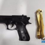 Arma simulada incautada a un menor en un centro escolar de Palma - POLICÍA LOCAL DE PALMA