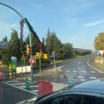 Corte de tráfico en la Vía de Cintura. - EUROPA PRESS