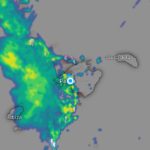 El temporal, entrando en Mallorca.