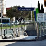 Entrada del metro en Son Castelló.