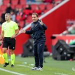 Jagoba Arrasate, en un momento del partido ante el Girona.