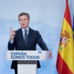El presidente del Partido Popular, Alberto Núñez Feijóo, ofrece una rueda de prensa, en el Espacio Jorge Juan, a 27 de diciembre de 2024, en Madrid (España). Durante su comparecencia, el presidente del Partido Popular ha realizado un balance político del - Eduardo Parra - Europa Press
