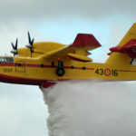 Un Canadair CL-215T del Ejército del Aire de España.