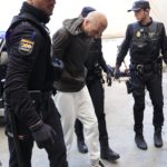 El detenido por el asesinato machista de Can Pastilla a su llegada a pasar disposición judicial en los juzgados de Violencia sobre la Mujer en Palma. - Isaac Buj - Europa Press