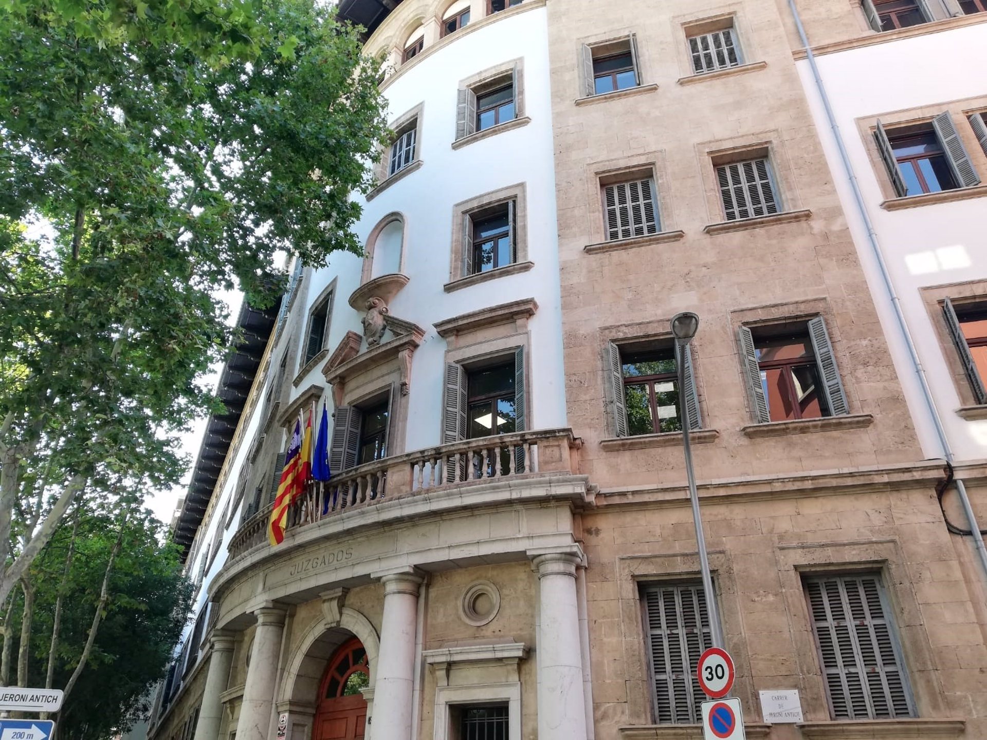 El edificio de los Juzgados de Palma, en Avenida Alemania. Recurso. Archivo. - EUROPA PRESS - Archivo