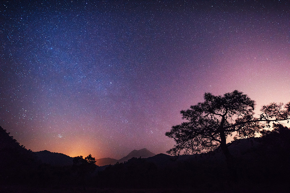 La última lluvia de estrellas del año.