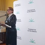 La portavoz parlamentaria adjunta del PP, Marga Durán, en rueda de prensa - EUROPA PRESS