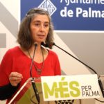 La portavoz de MÉS per Palma, Neus Truyol, en una rueda de prensa. - MÉS PER PALMA