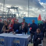 El sector pesquero balear enseña la 'tarjeta roja' al nuevo comisario de Pesca y Océanos de la UE, Kostas Kadis, por la propuesta de reducir los días de trabajo de las barcas de arrastre en el Mediterráneo. - EUROPA PRESS
