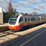 Tren en Es Caulls.