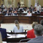 La presidenta del Govern balear, Marga Prohens, durante un pleno en el Parlament balear. - Isaac Buj - Europa Press - Archivo